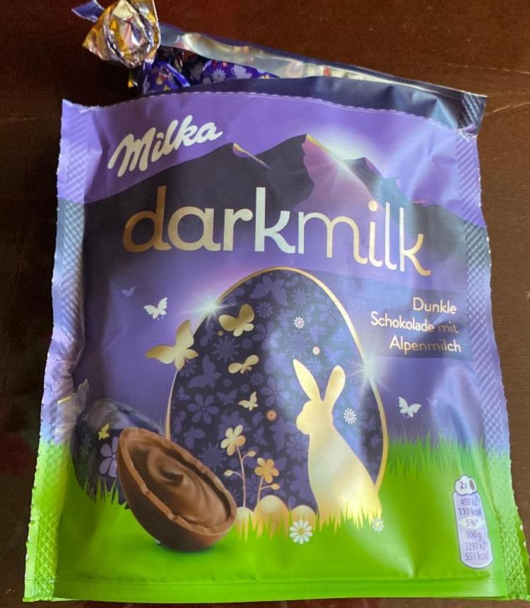 Képek - Milka Darkmilk alpesi tej felhasználásával készült csokoládé 85 g