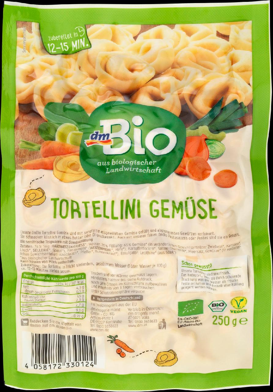 Képek - Zöldséges tortellini dmBio