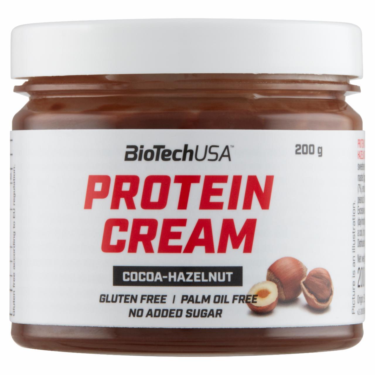 Képek - BioTechUSA Protein Cream kakaós, fehérje tartalmú kenhető krém mogyoróval és édesítőszerrel 200 g