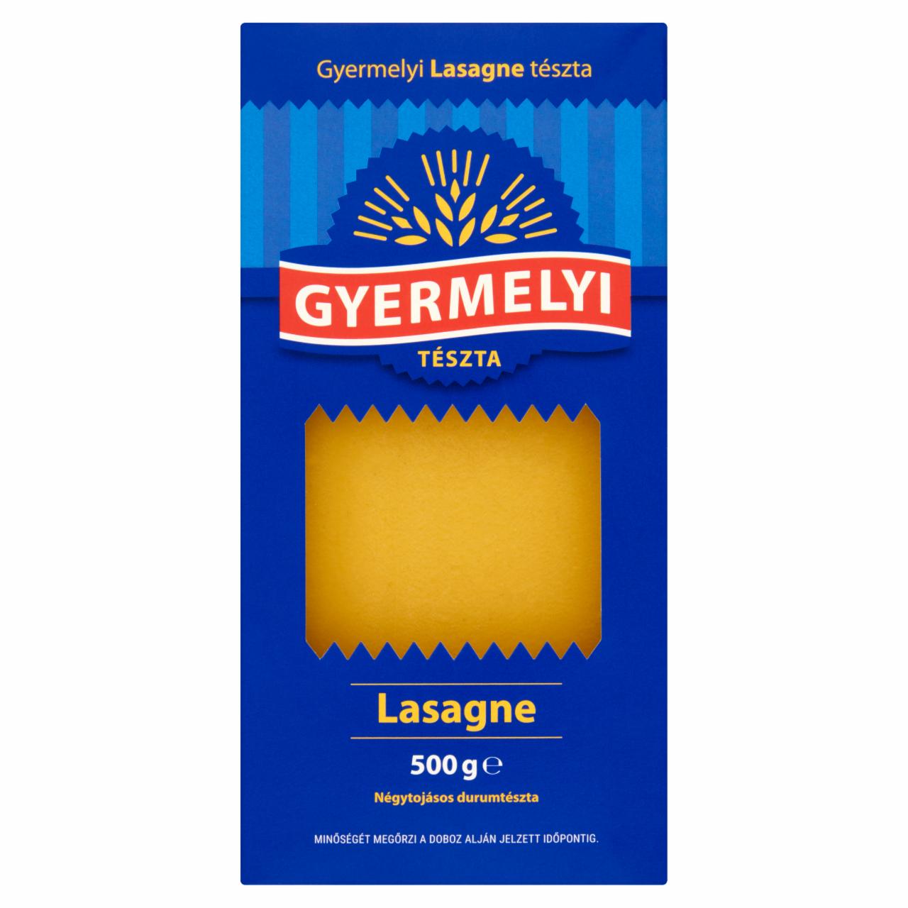 Képek - Gyermelyi Lasagne négytojásos durumtészta 500 g