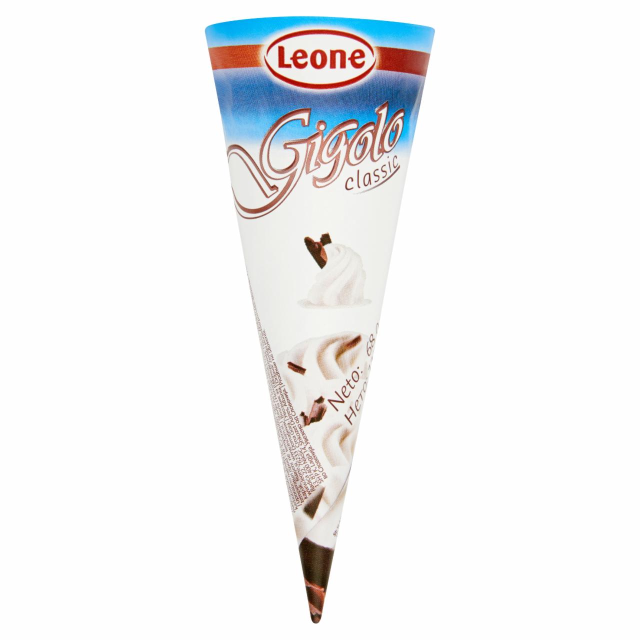 Képek - Leone Gigolo Classic vanília & kakaó tölcséres jégkrém 115 ml