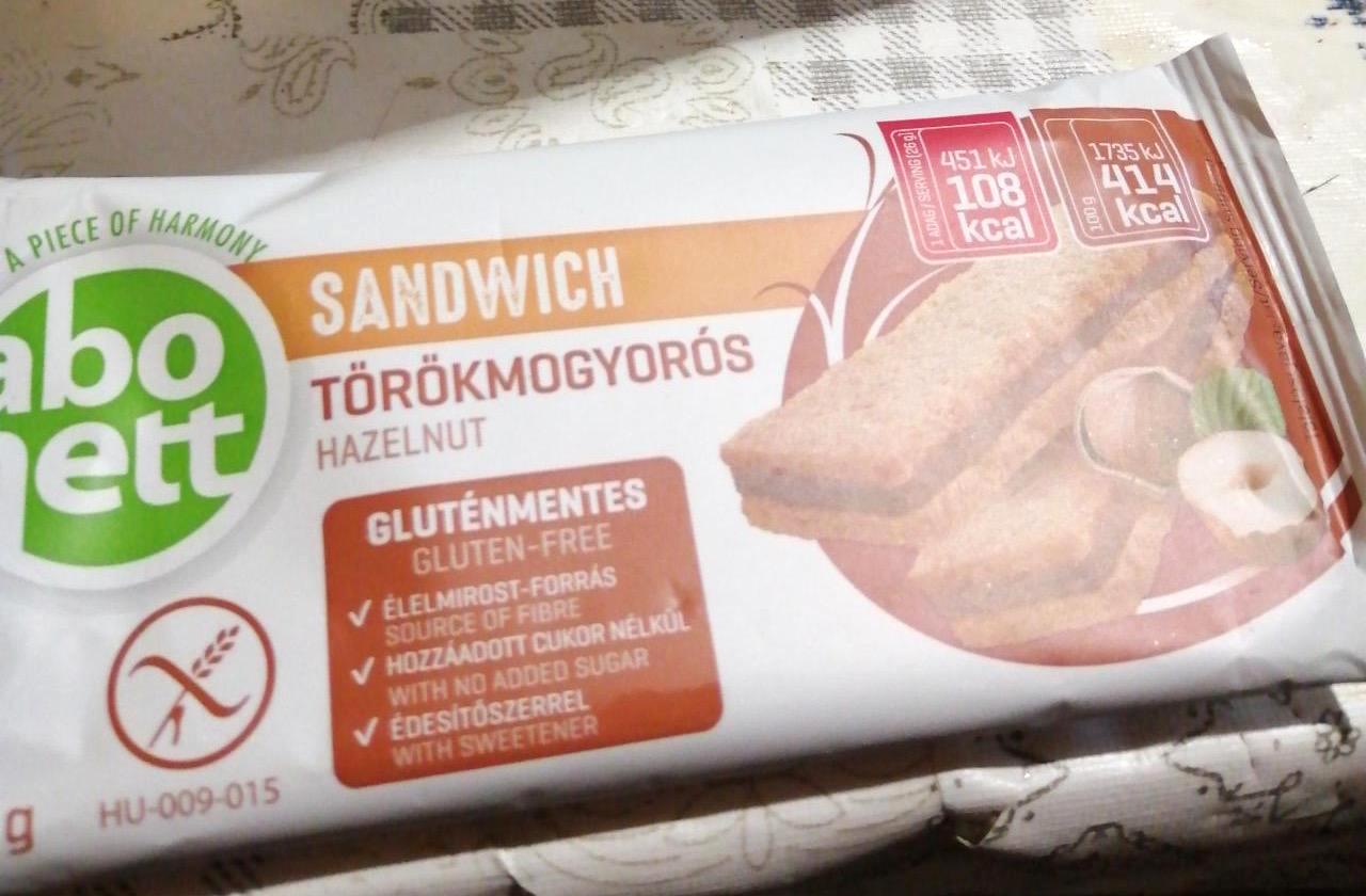 Képek - Sandwich törökmogyorós Abonett