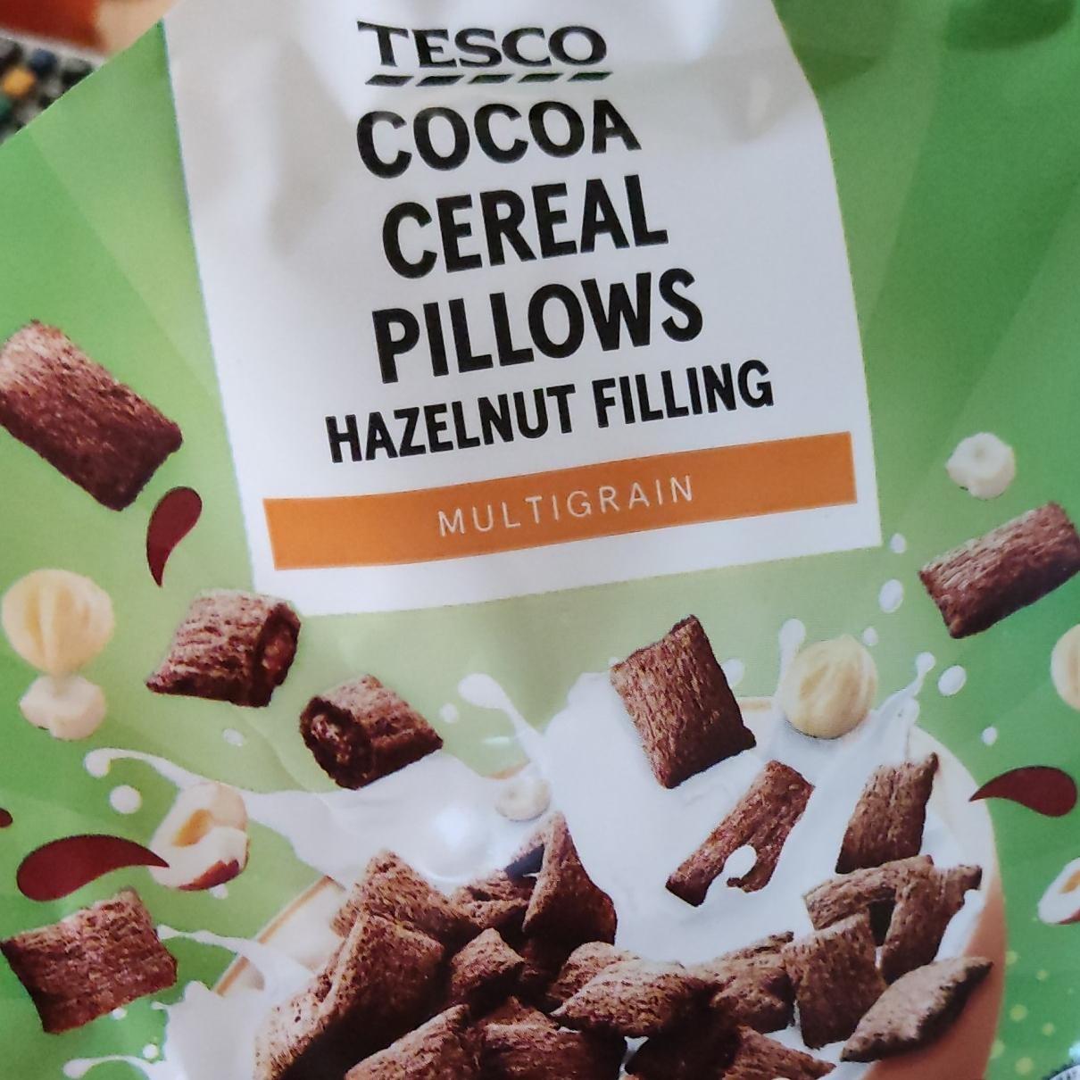 Képek - Cocoa cereal pillows Hazelnut filling Tesco