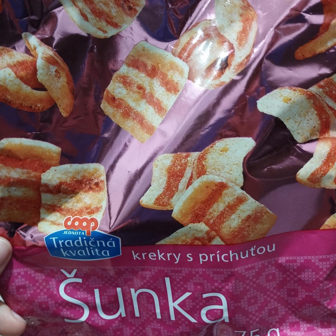 Képek - Krekry s príchuťou šunka Coop Tradičná kvalita