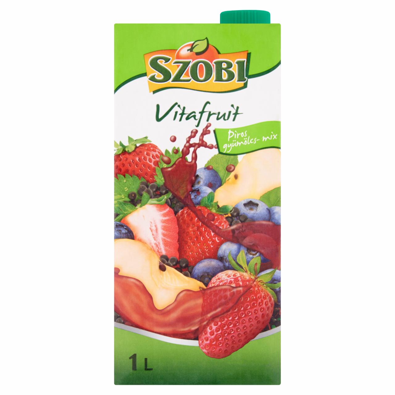 Képek - Szobi Vitafruit vegyes gyümölcsital cukorral és édesítőszerekkel 1 l