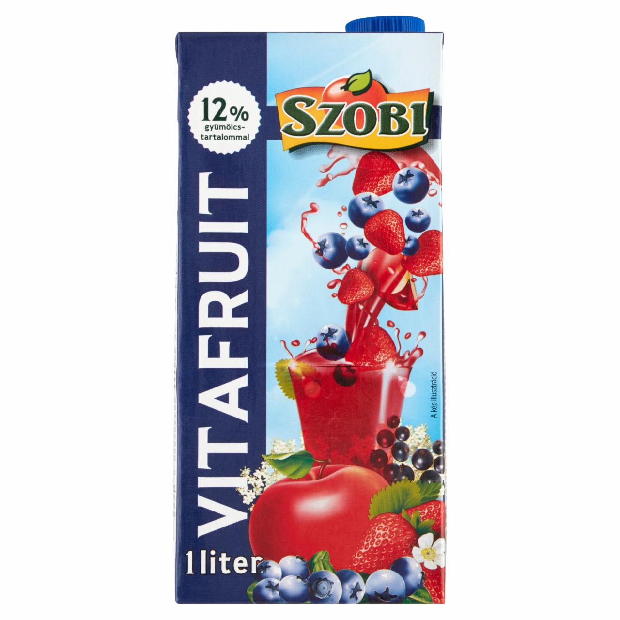 Képek - Szobi Vitafruit vegyes gyümölcsital cukorral és édesítőszerekkel 1 l