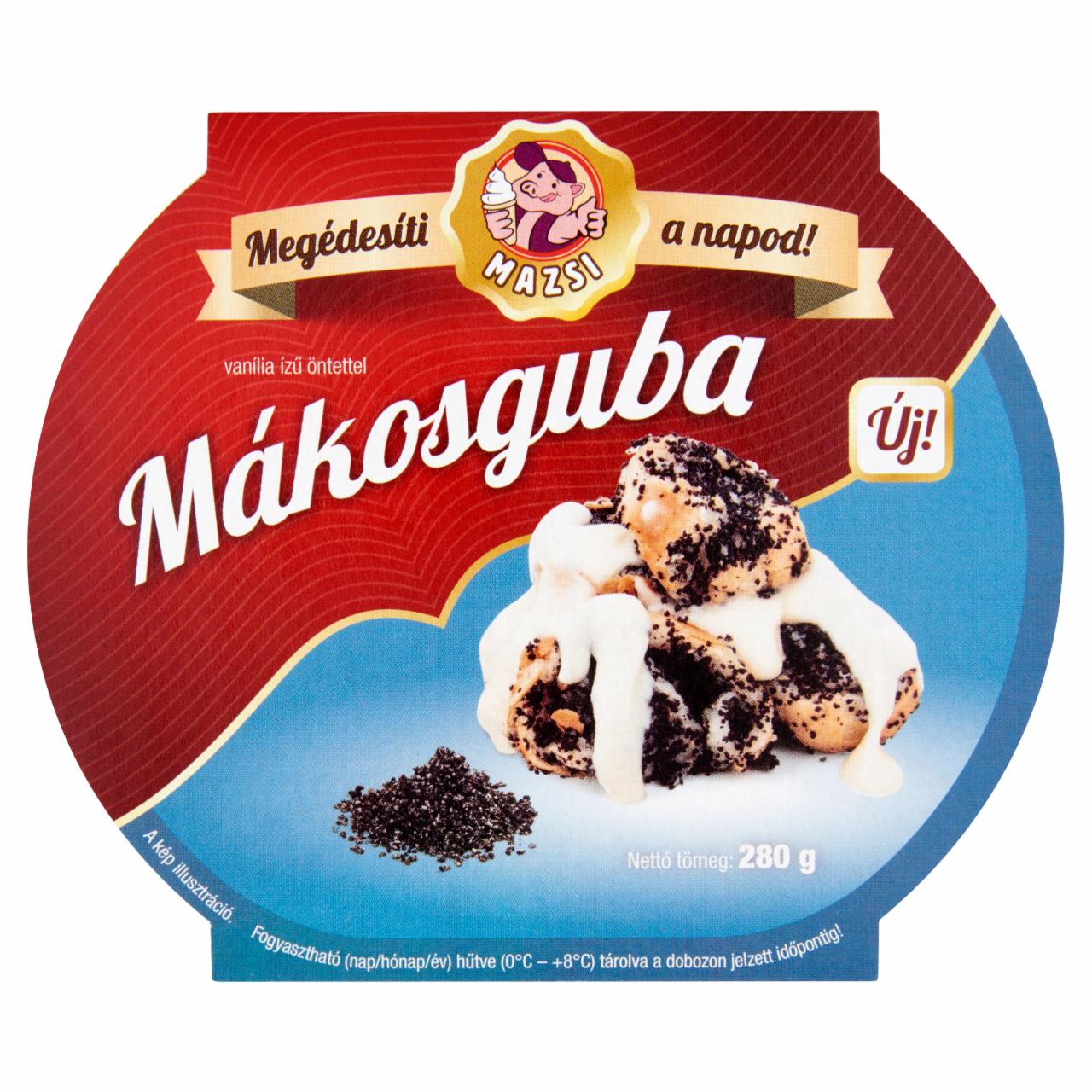 Képek - Mazsi mákosguba vanília ízű öntettel 280 g