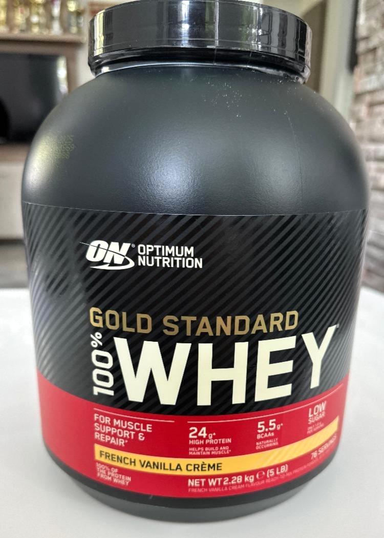 Képek - Gold standard whey French vanilla créme Optimum Nutrition