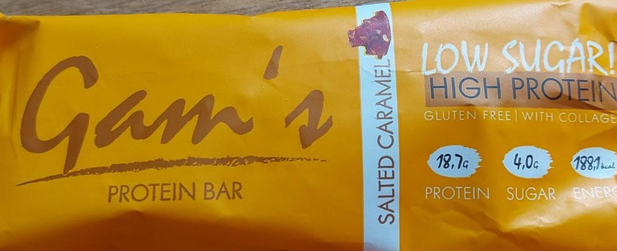 Képek - Protein bar Salted caramel Gam's