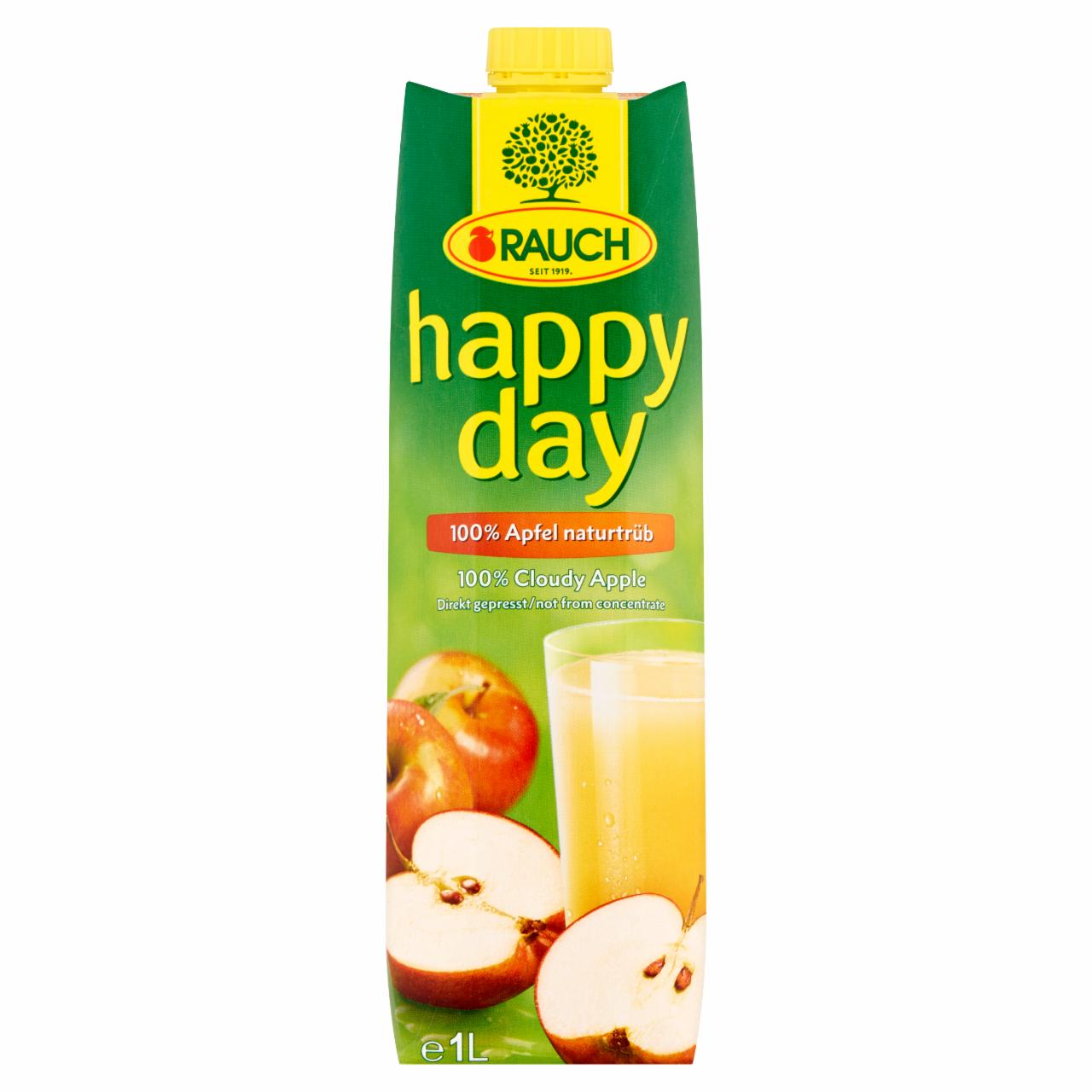 Képek - Rauch Happy Day 100% szűretlen almalé C-vitaminnal 1 l