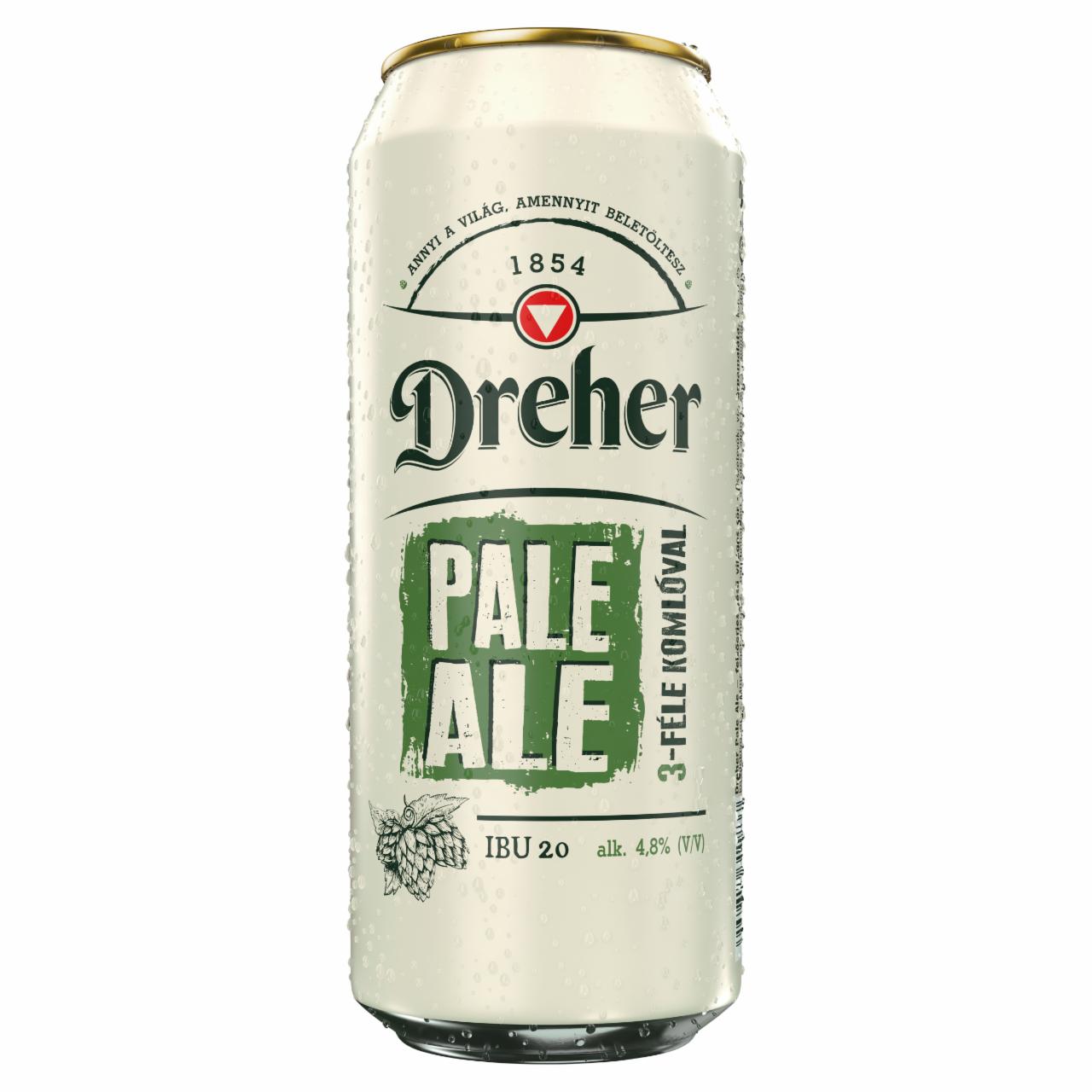 Képek - Dreher Pale Ale felsőerjesztésű világos sör 4,8% 0,5 l