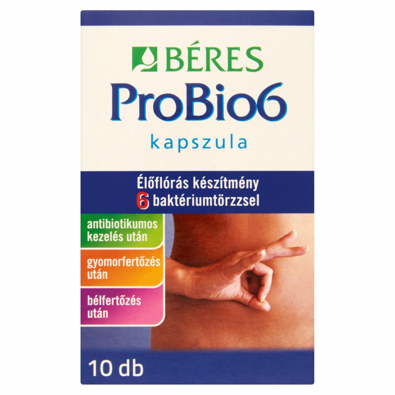 Képek - Béres Egészségtár ProBio6 kapszula 10 db 5,15 g