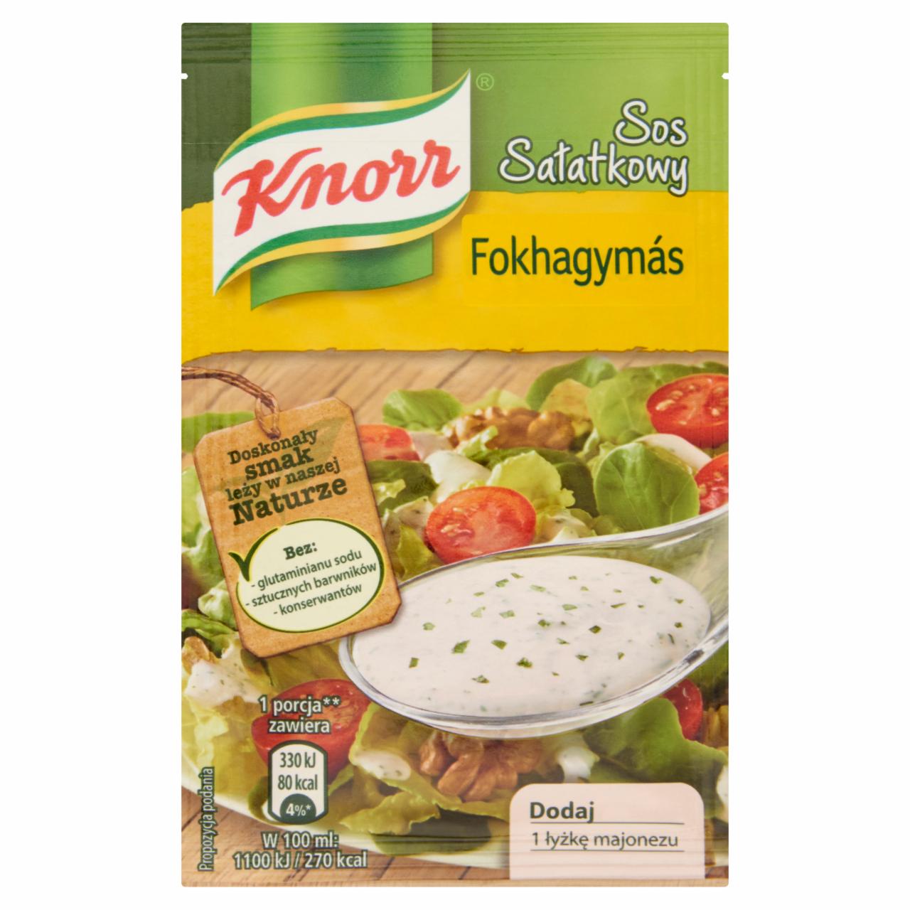 Képek - Knorr fokhagymás salátaöntet por 9 g
