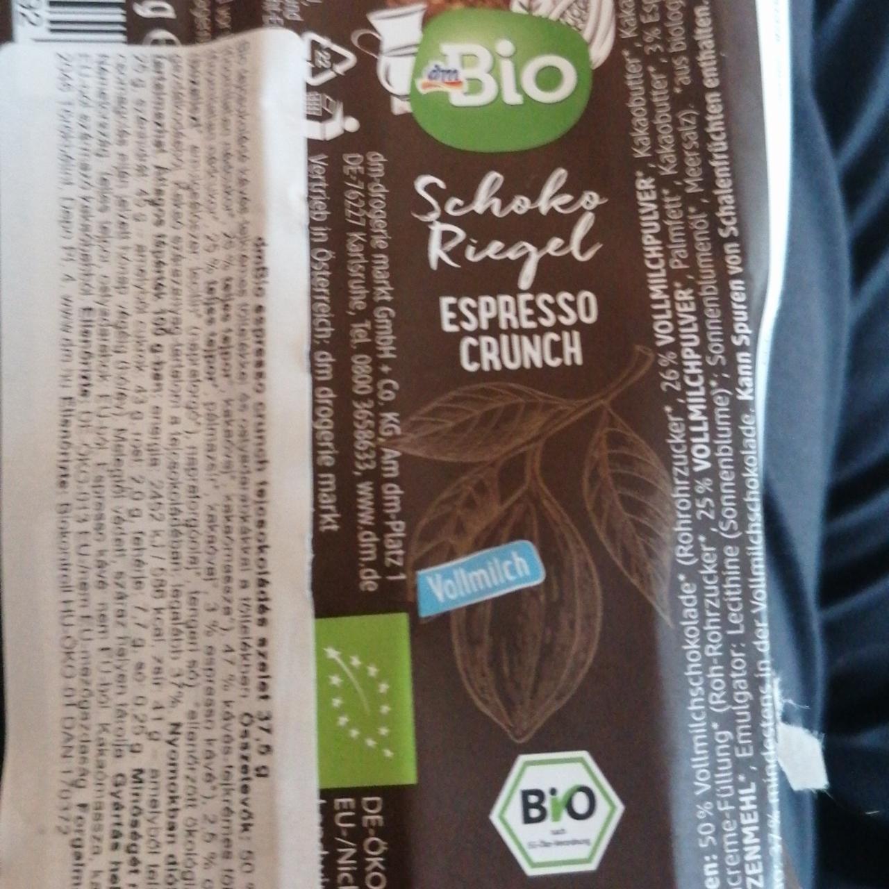 Képek - Shoko riegel espresso crunch dmBio