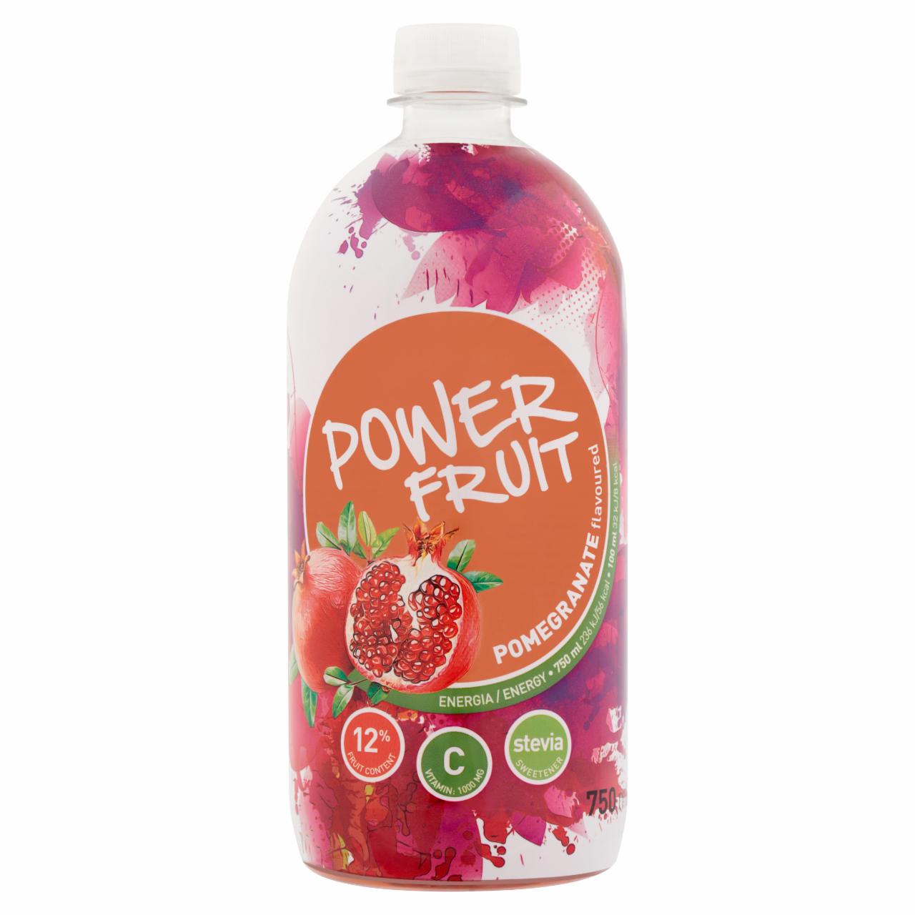 Képek - Power Fruit energiaszegény gránátalma-alma ital forrásvízzel, édesítőszerekkel 750 ml