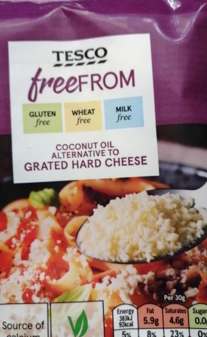 Képek - Freefrom coconut oil alternative to grated hard cheese Tesco