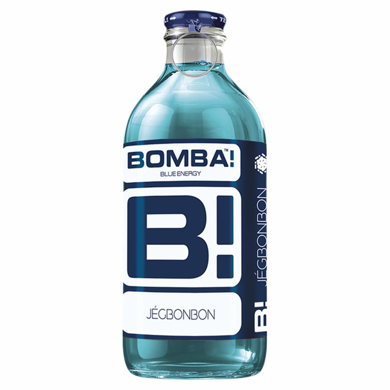 Képek - BOMBA! Blue Energy koffein tartalmú üdítőital jégbonbon ízesítéssel inozittal és vitaminokkal 250 ml