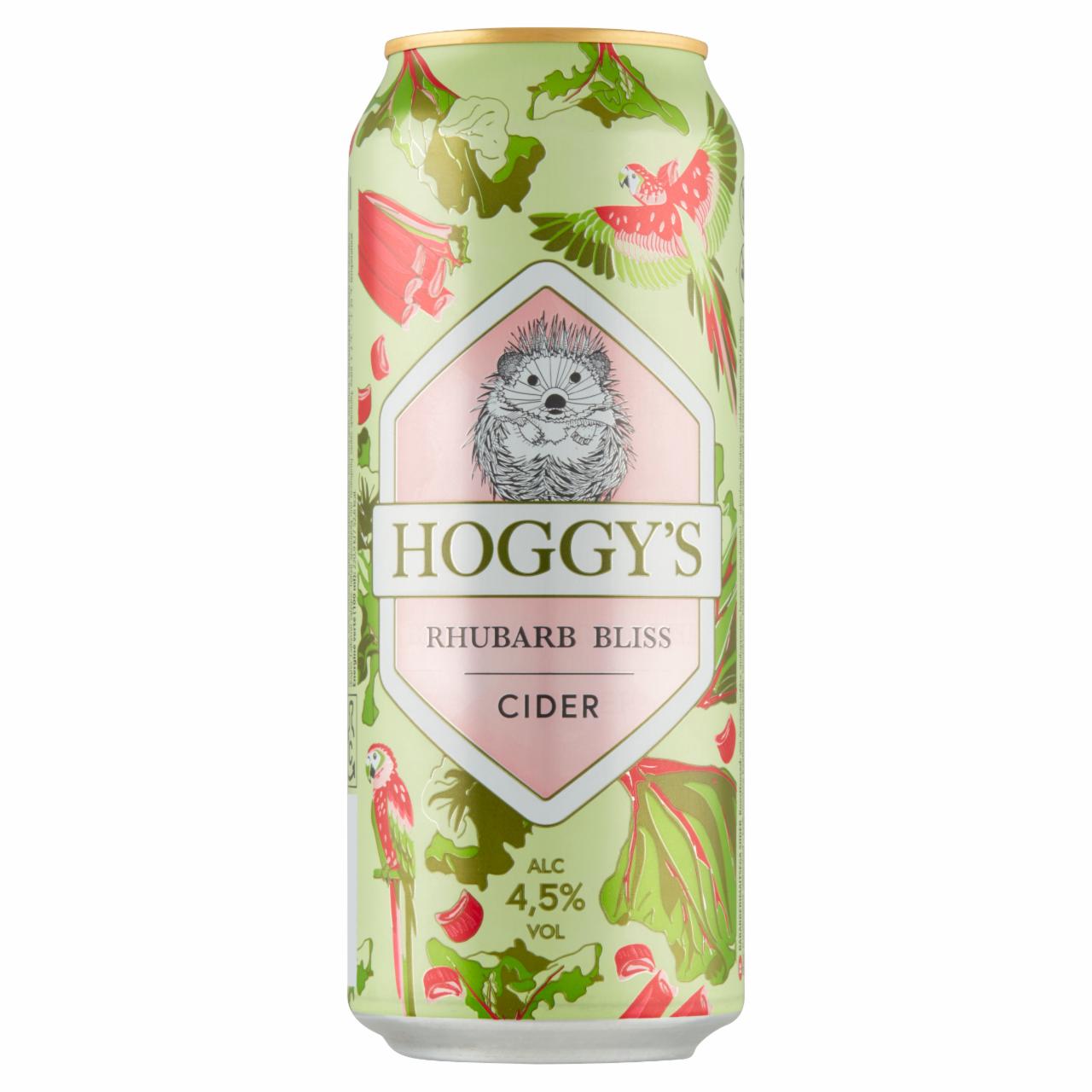 Képek - Hoggy's Rhubarb Bliss szénsavas rebarbara ízű cider 4,5% 0,5 l