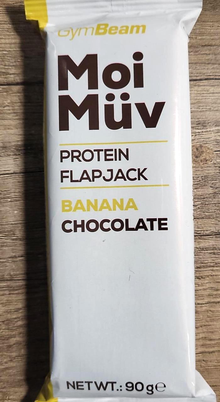 Képek - MoiMüv protein flapjack Banana chocolate GymBeam