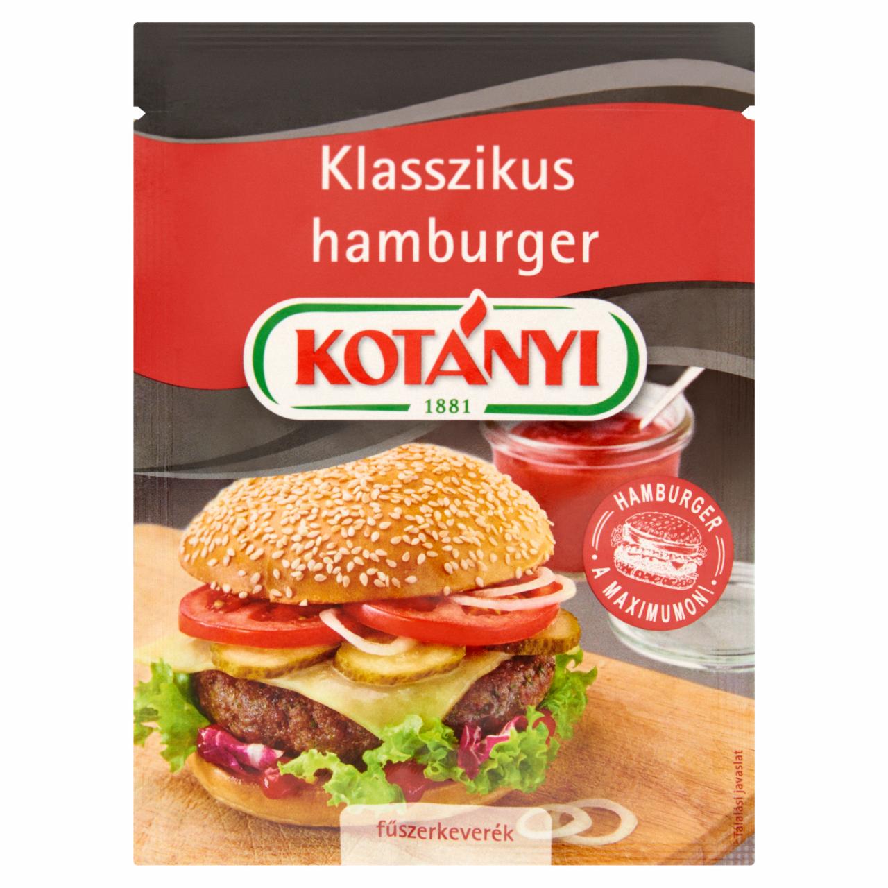 Képek - Kotányi klasszikus hamburger fűszerkeverék 25 g