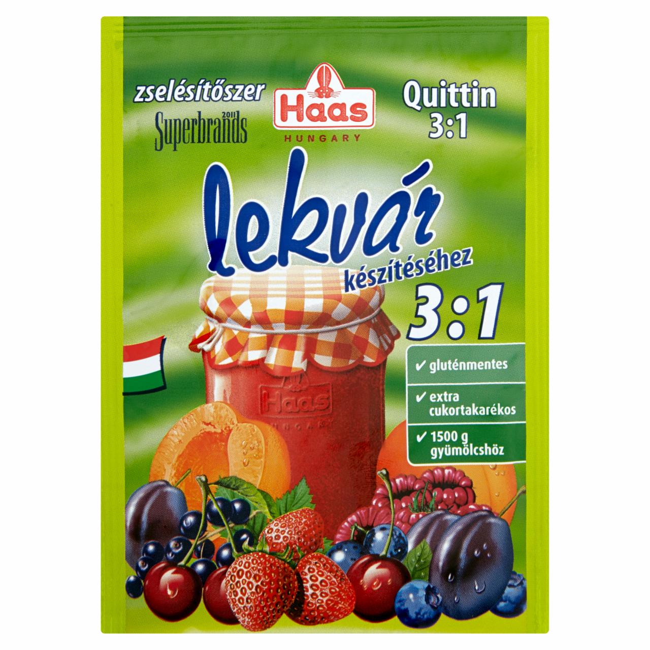 Képek - Haas Quittin 3:1 zselésítőszer 25 g