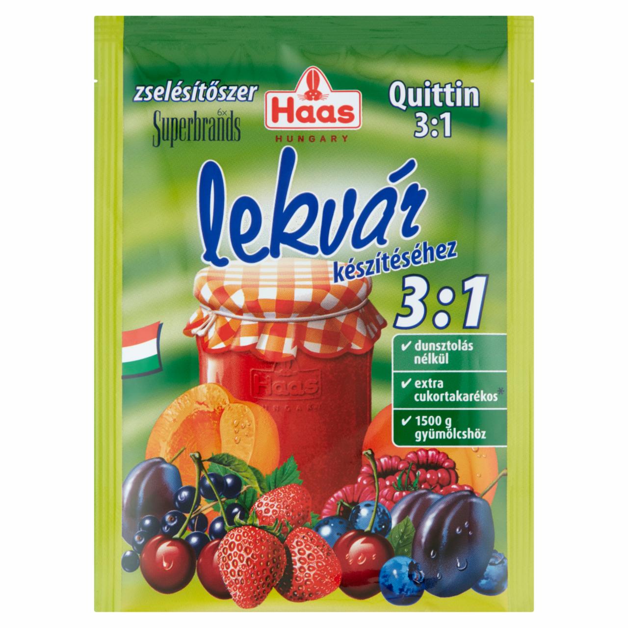 Képek - Haas Quittin 3:1 zselésítőszer 25 g