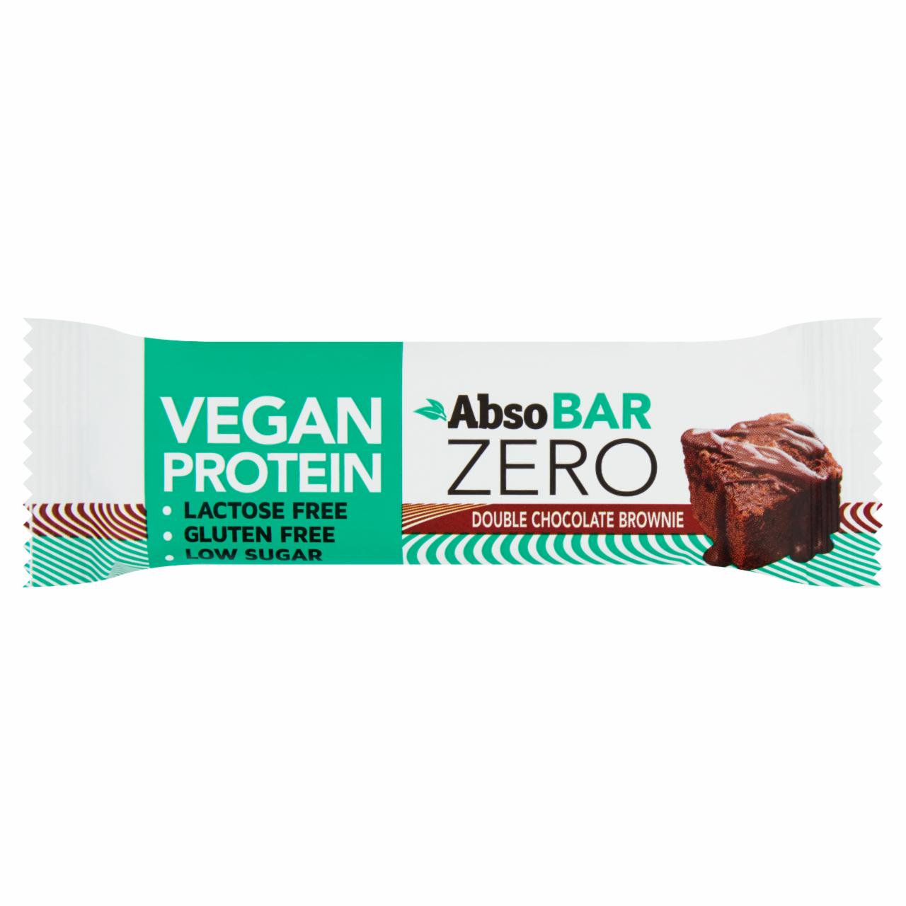 Képek - Absobar Zero glutén- és laktózmentes, brownie ízesítésű, magas fehérjetartalmú szelet