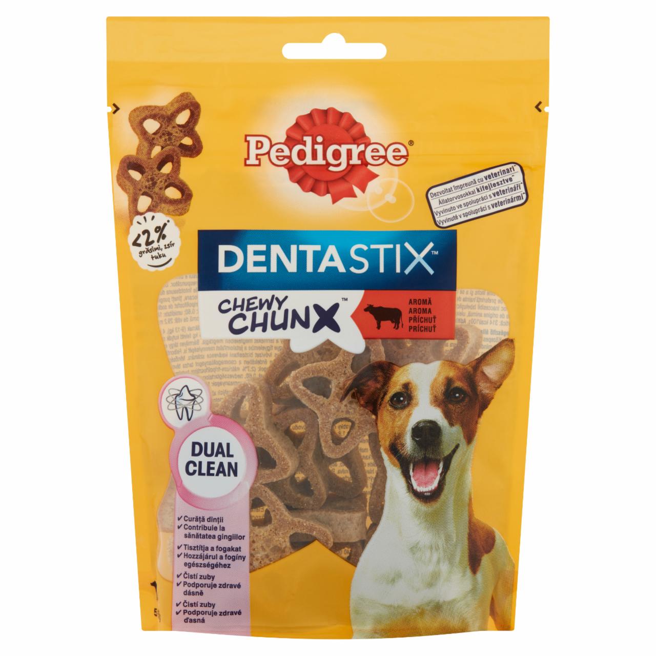 Képek - Pedigree DentaStix kiegészítő állateledel 5-15 kg-os felnőtt kutyák számára 68 g