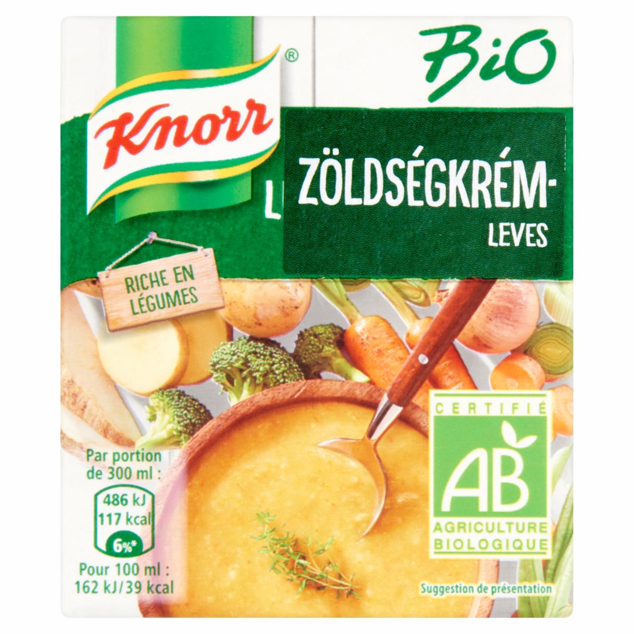 Képek - Knorr BIO zöldségkrémleves 300 ml