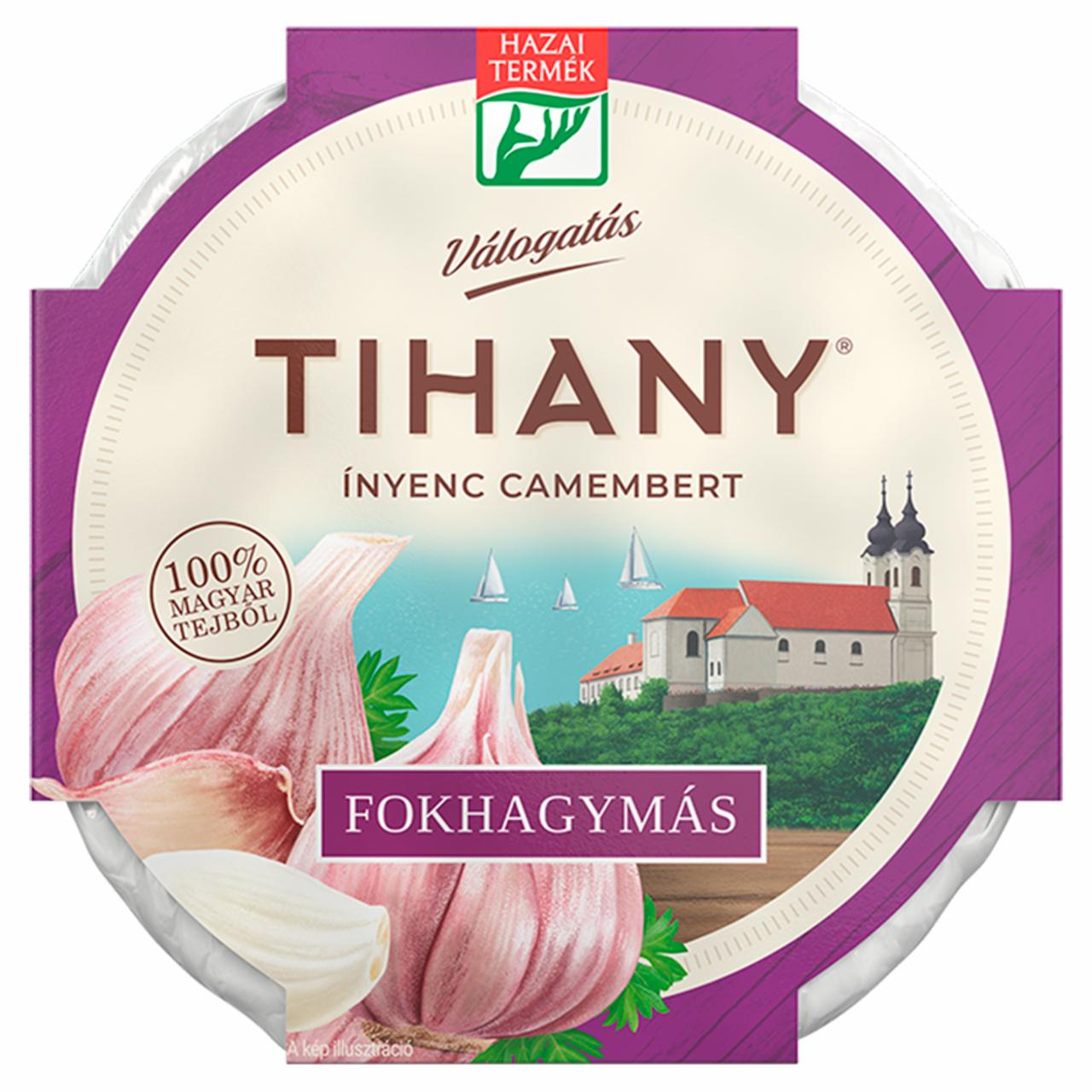 Képek - Tihany Válogatás Ínyenc Camembert fokhagymás lágysajt 125 g