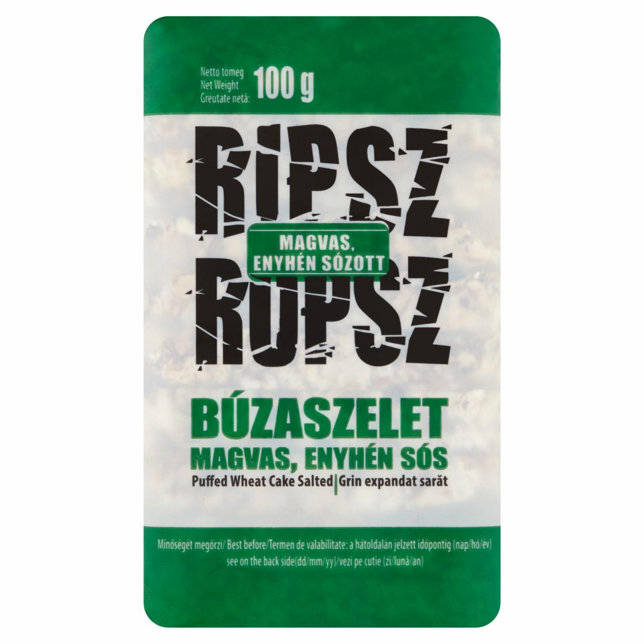 Képek - Ripsz Ropsz magvas, enyhén sós búzaszelet 100 g