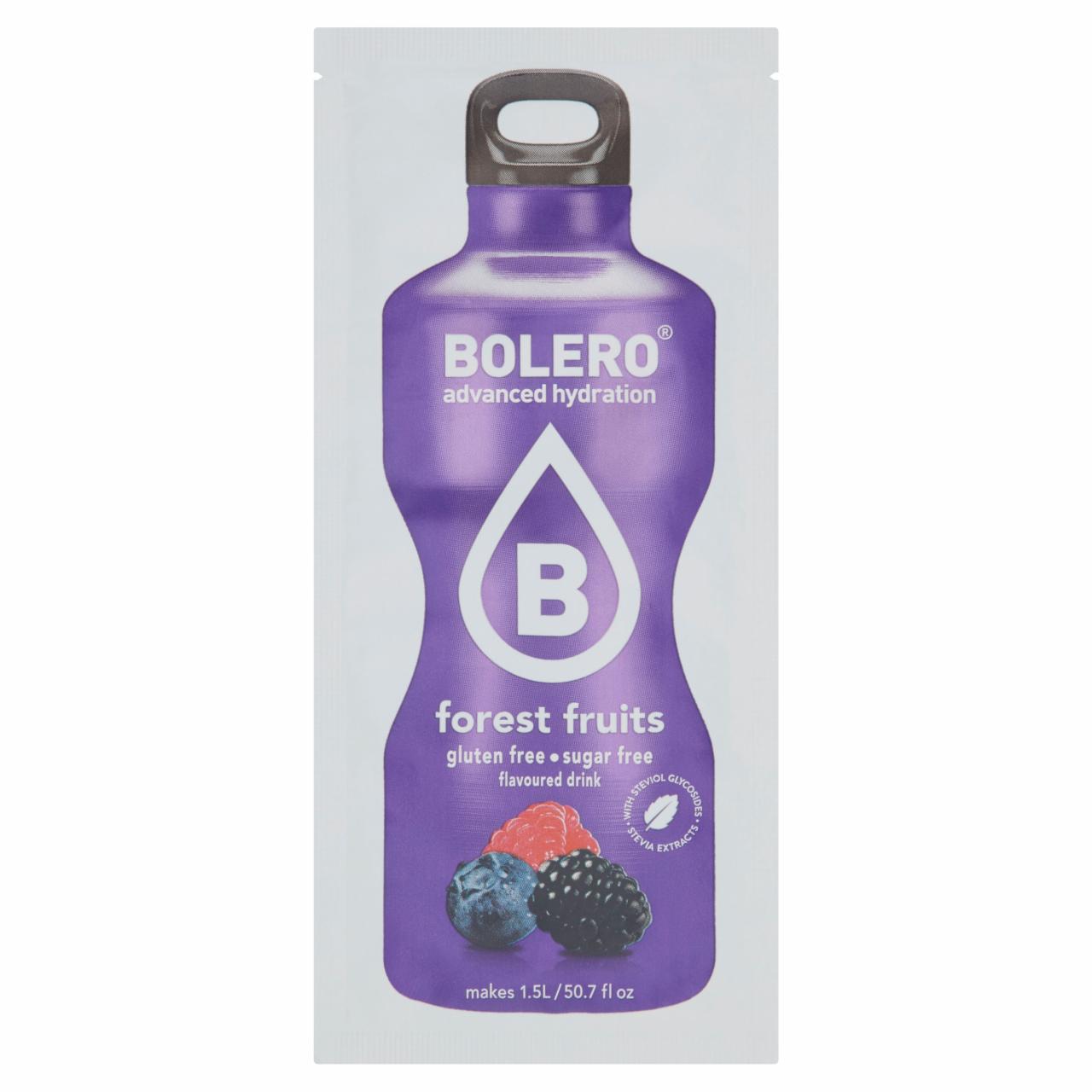 Képek - Bolero erdei gyümölcs ízű italpor édesítőszerekkel 9 g