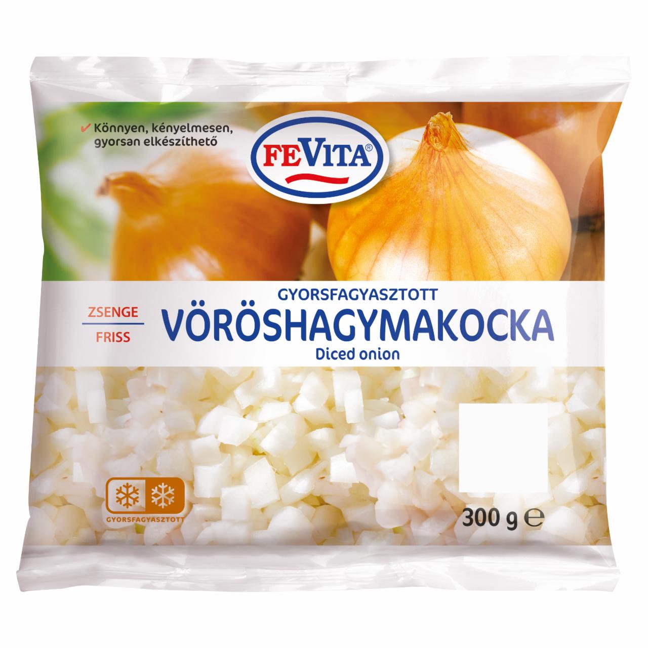 Képek - FeVita gyorsfagyasztott zsenge friss vöröshagymakocka 300 g