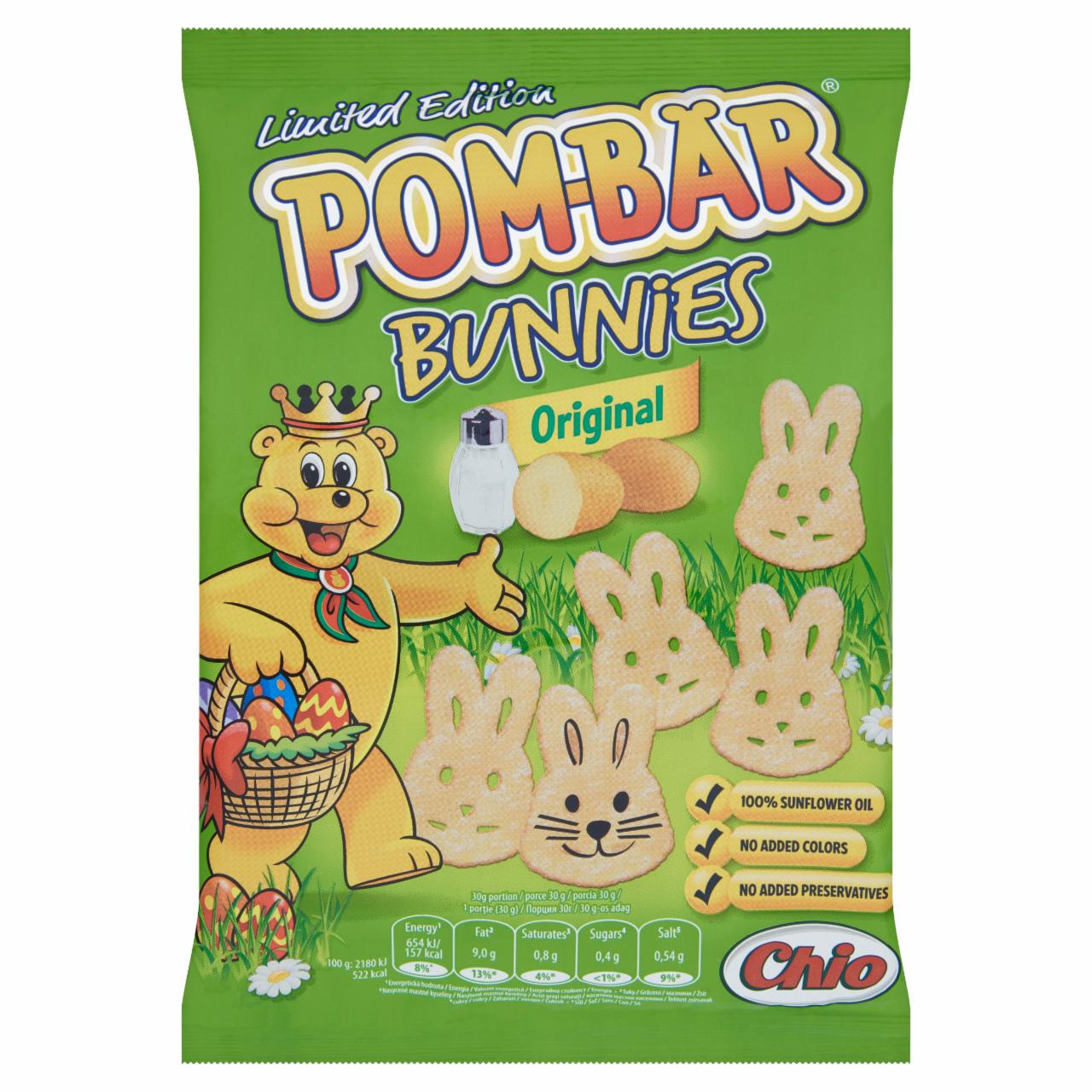 Képek - Pom-Bär Bunnies Original sós burgonyasnack 50 g