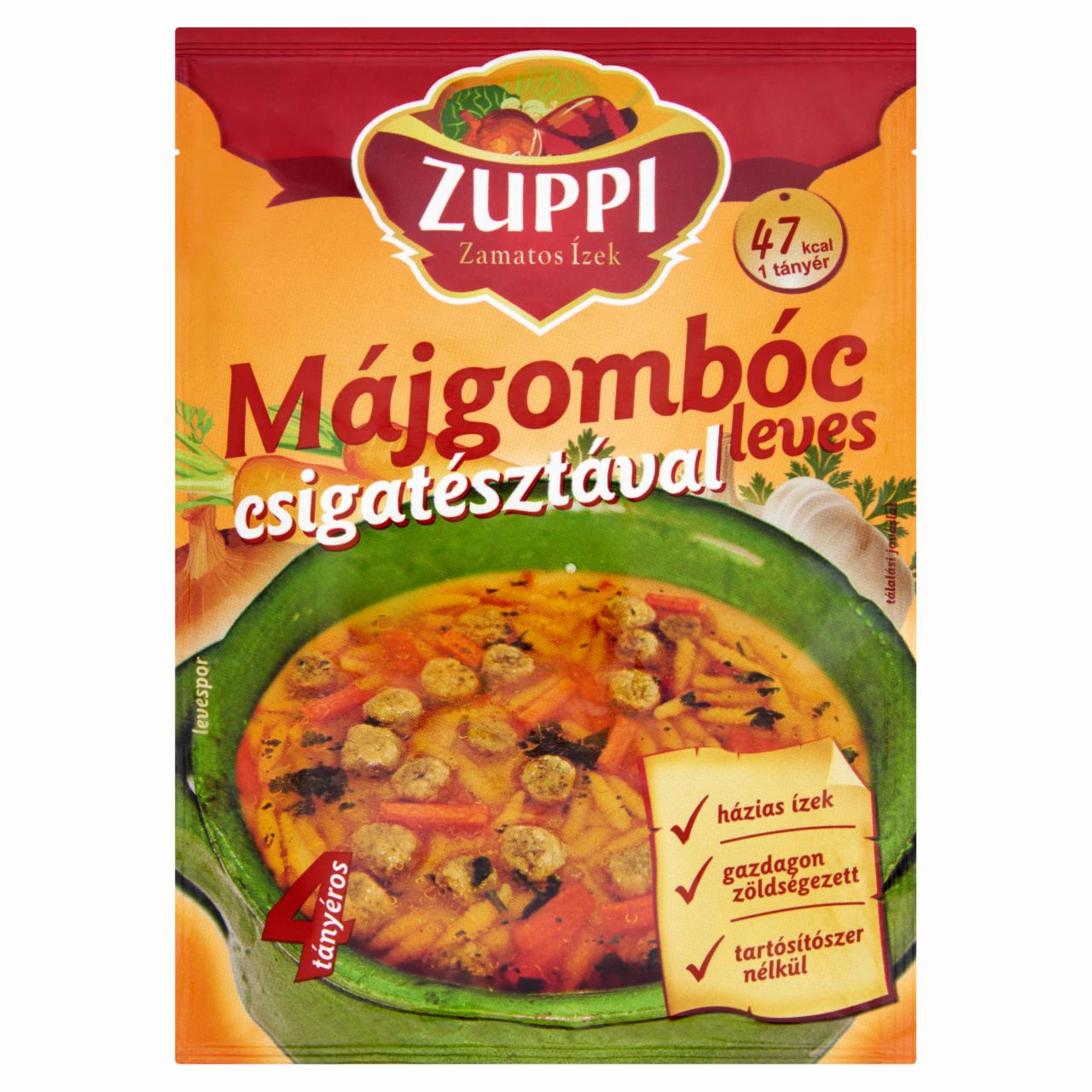 Képek - Májgombócleves csigatésztával Zuppi