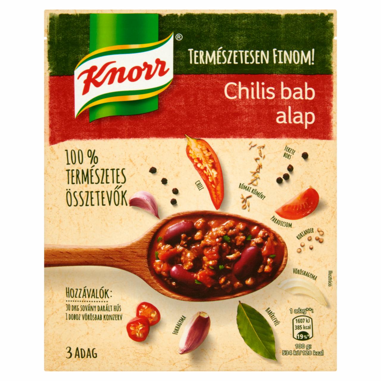 Képek - Knorr chilis bab alap 64 g