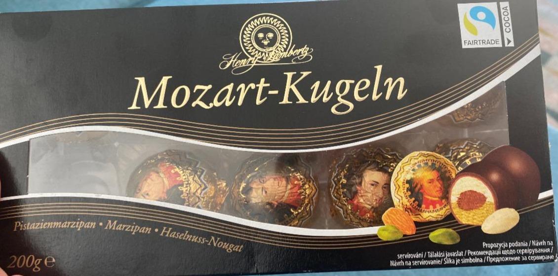 Képek - Сsokoládés praliné pisztácia-marcipán Mozart-Kugeln Henry Lambertz