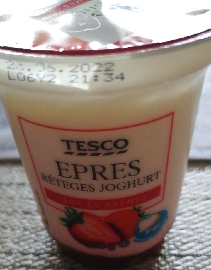 Képek - Epres réteges joghurt Tesco