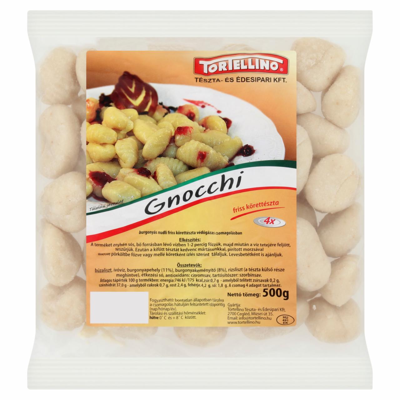 Képek - Tortellino gnocchi burgonyás nudli friss körettészta 500 g