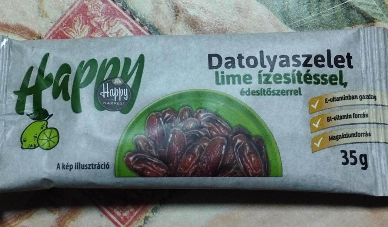 Képek - Datolya szelet Lime ízesítéssel édesítőszerrel Happy Harvest