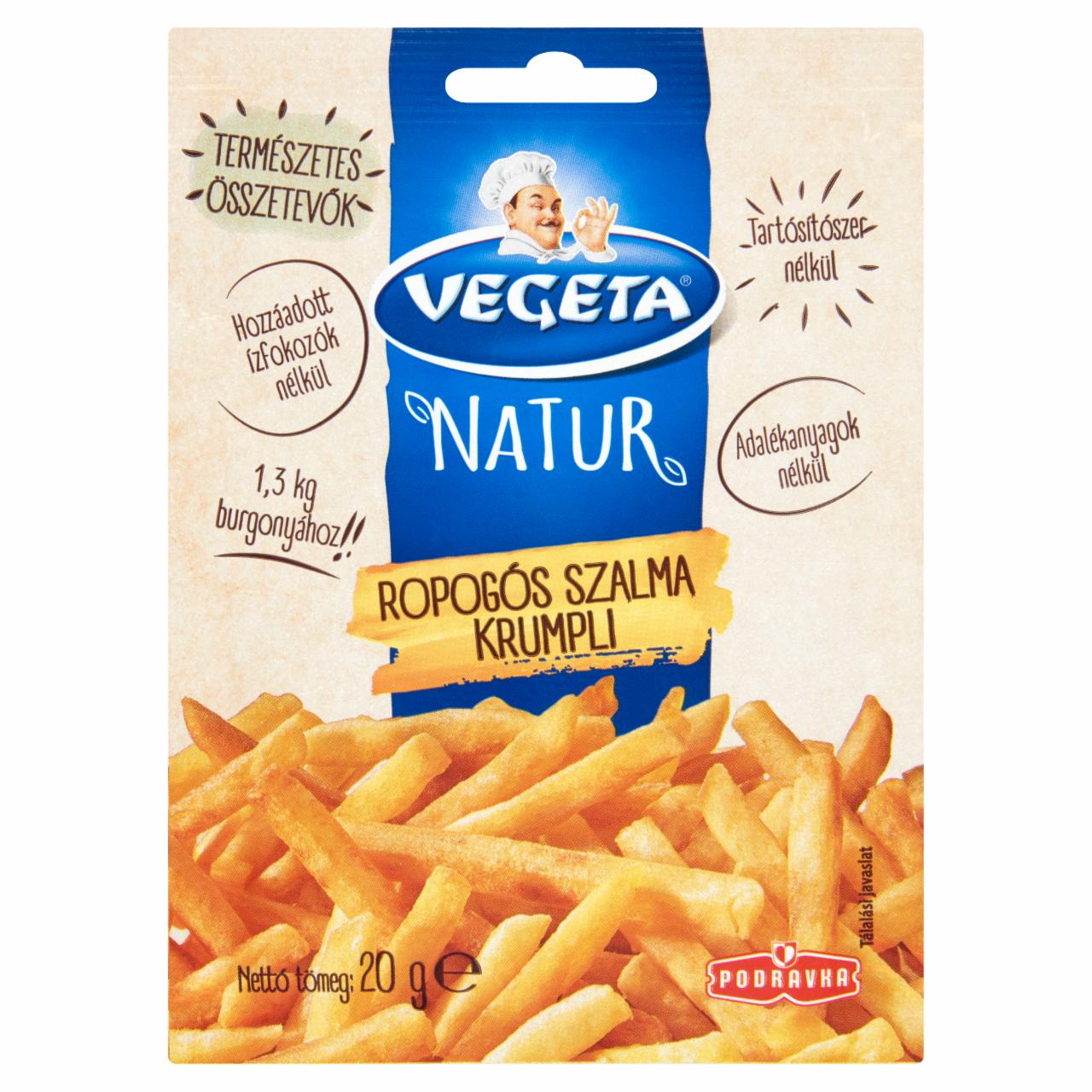 Képek - Vegeta Naturella ropogós szalma krumpli fűszerkeverék 20 g