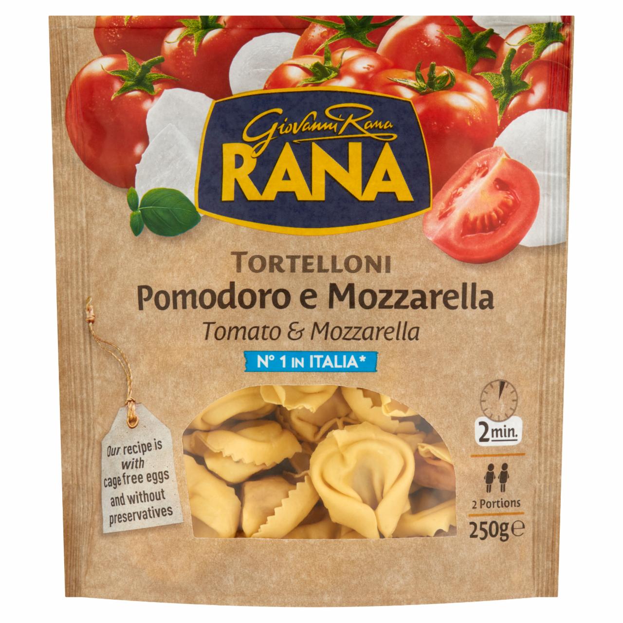Képek - Giovanni Rana Tortelloni paradicsomos-mozzarellás tojásos friss tészta 250 g