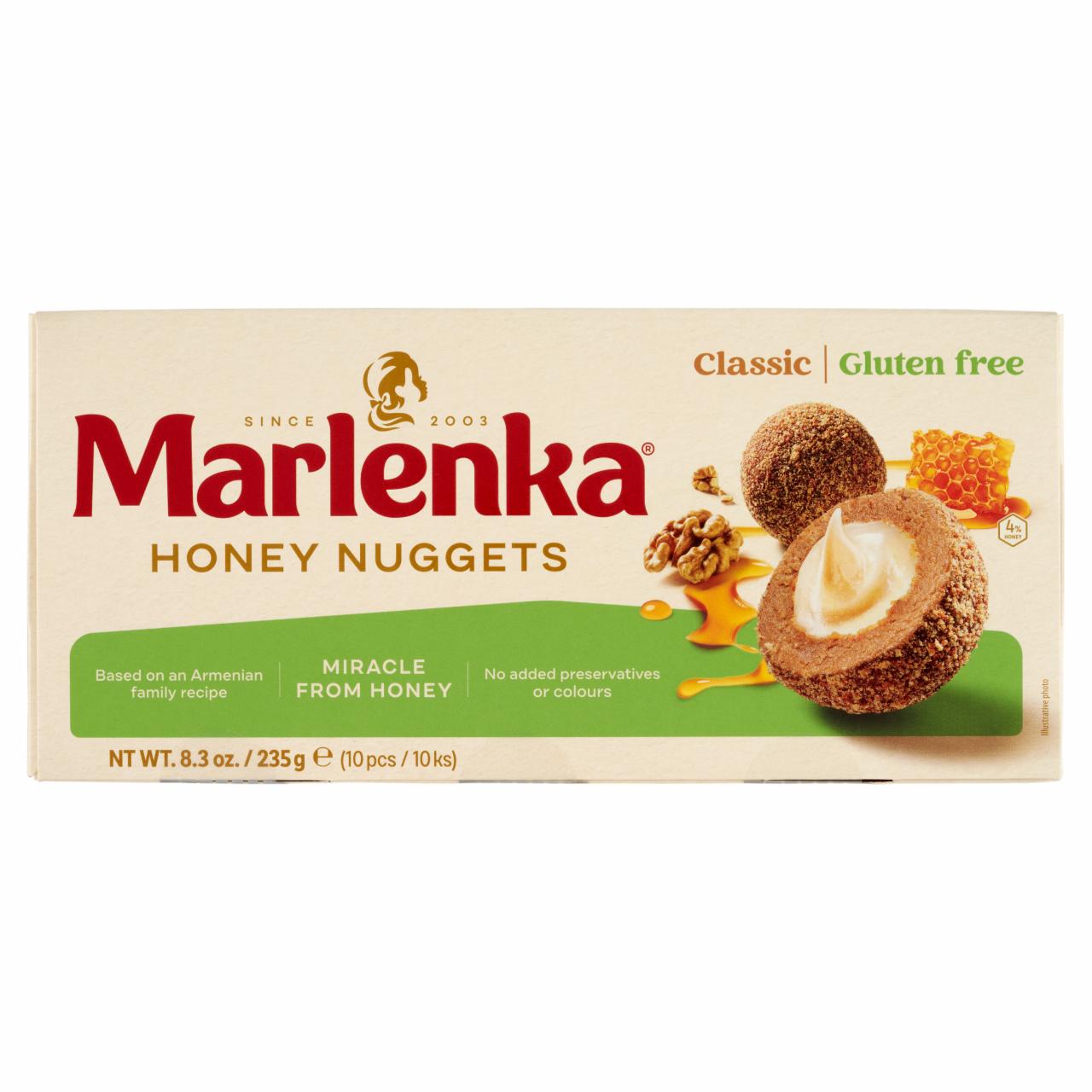Képek - Marlenka gluténmentes mézes golyó 10 db 235 g