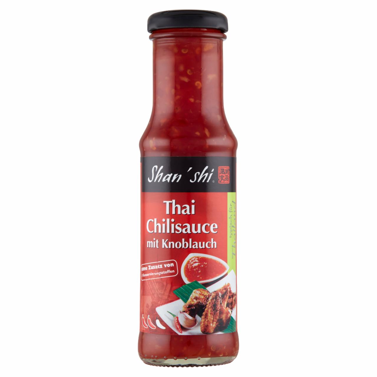 Képek - Shan'shi Thai jellegű chilimártás fokhagymával 200 ml