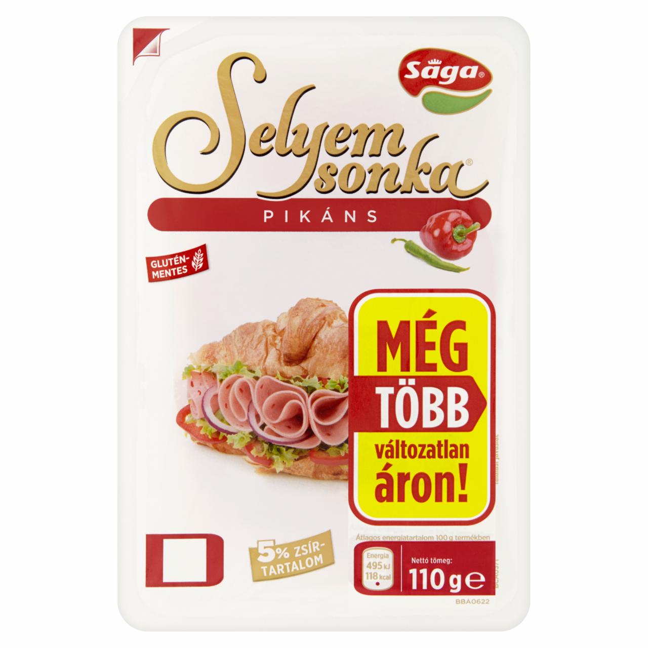 Képek - Sága pikáns Selyemsonka, gluténmentes 110 g