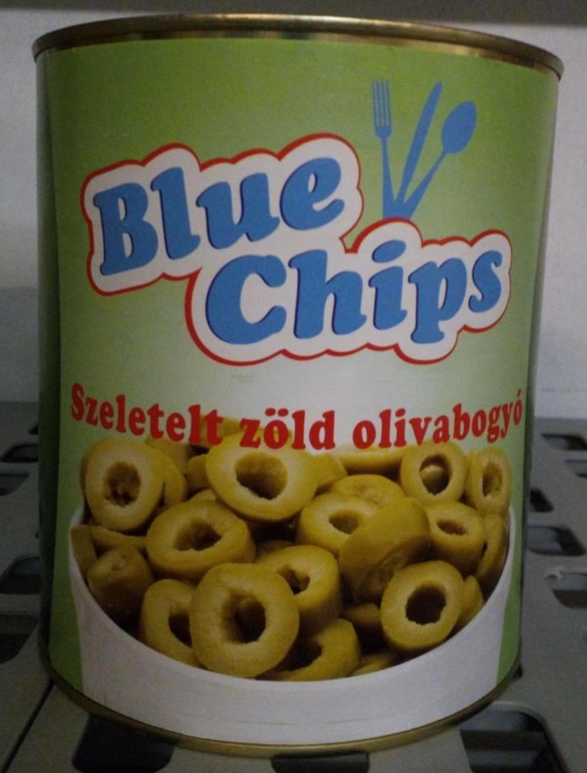 Képek - Szeletelt zöld olivabogyó Blue Chips