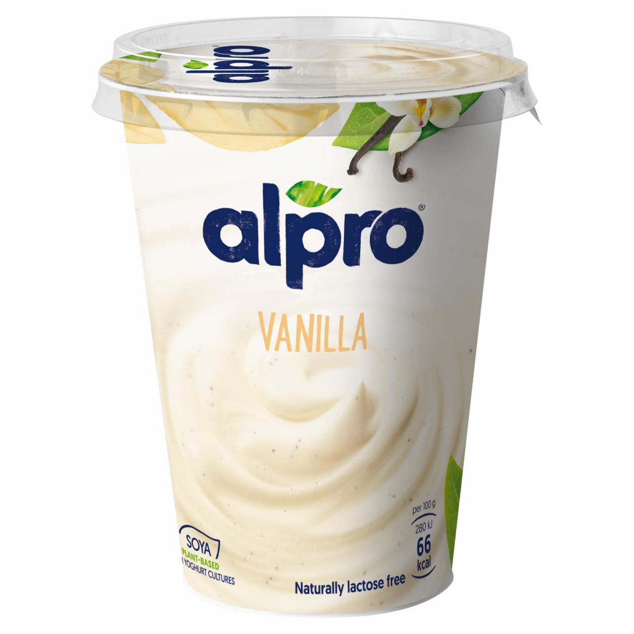 Képek - ALPRO vaníliás szójagurt joghurt kultúrával 500 g