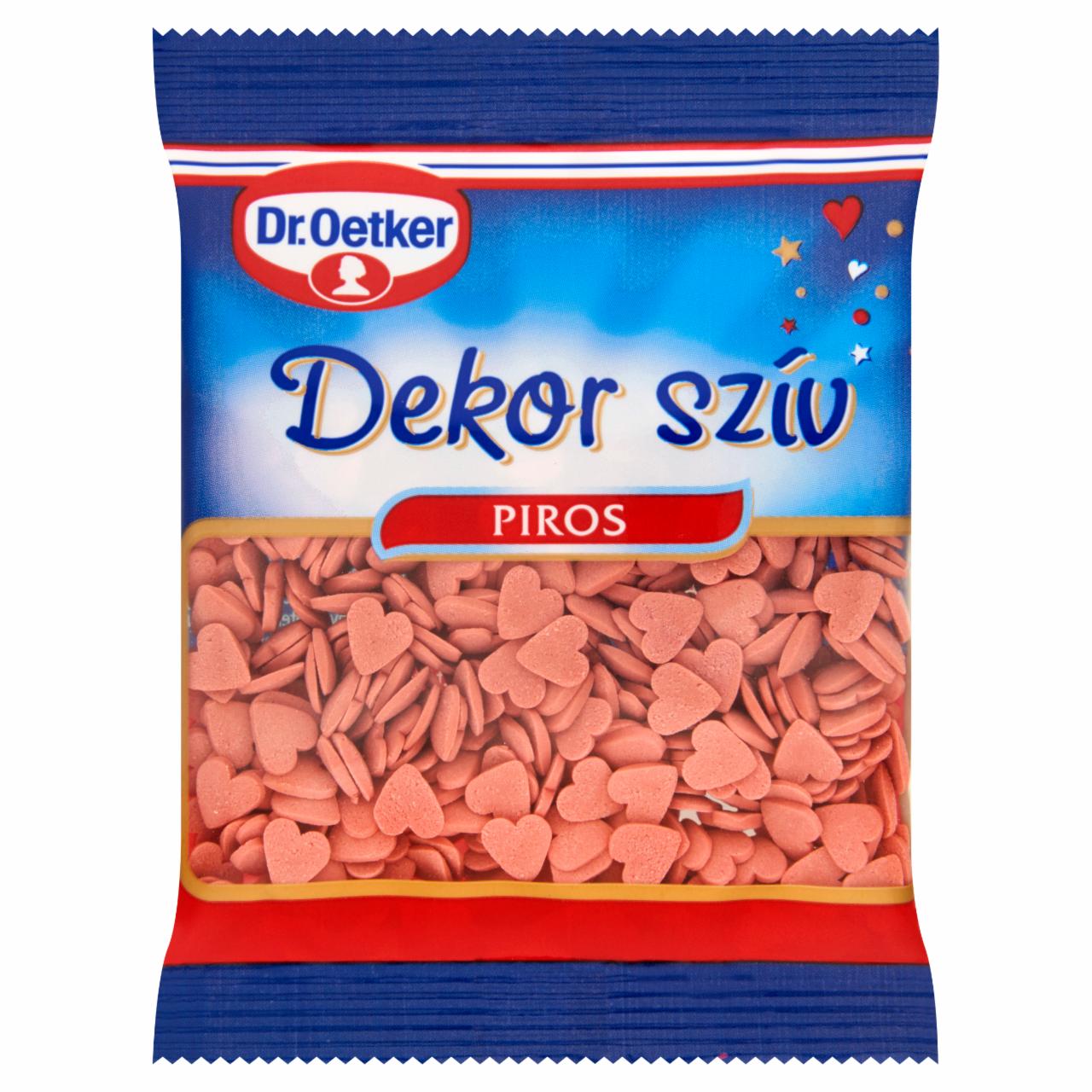 Képek - Dr. Oetker piros dekor szív 30 g