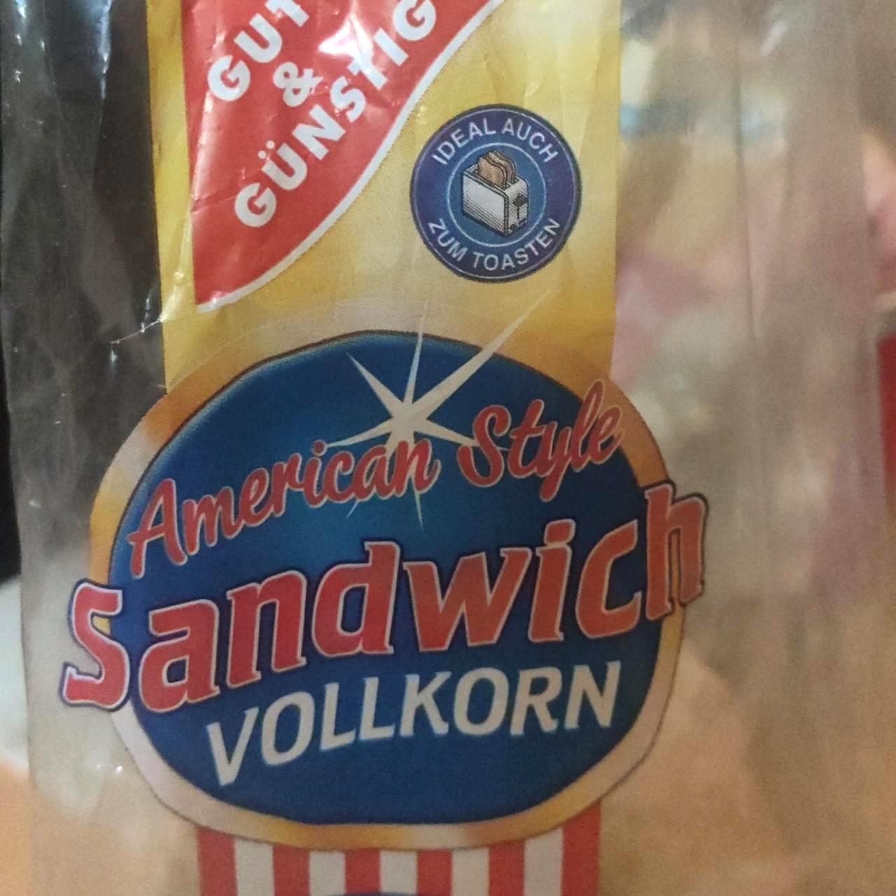 Képek - American style sandwich Vollkorn Gut & Günstig