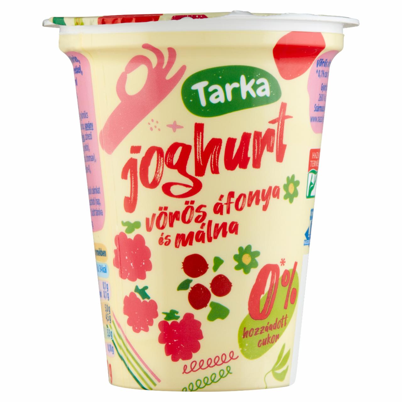 Képek - Tarka vörös áfonya és málna élőflórás sovány joghurt 150 g